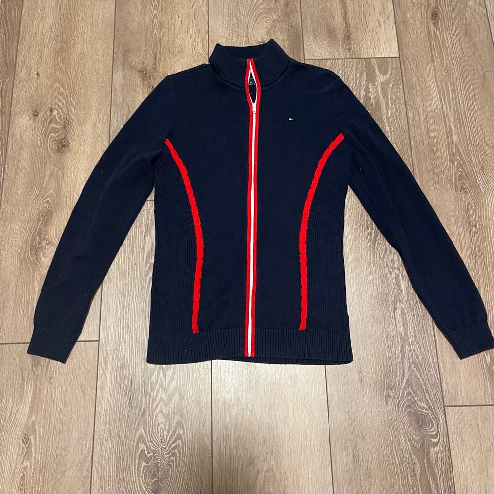 Tommy Hilfiger Navy Cardigan Size Medium NWOT!